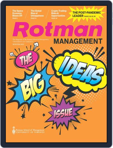 Rotman Management December 7th, 2022 Digital Back Issue Cover