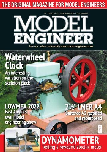 Model Engineer December 27th, 2022 Digital Back Issue Cover