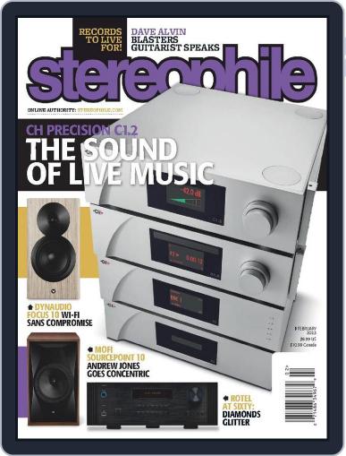 Stereophile February 1st, 2023 Digital Back Issue Cover