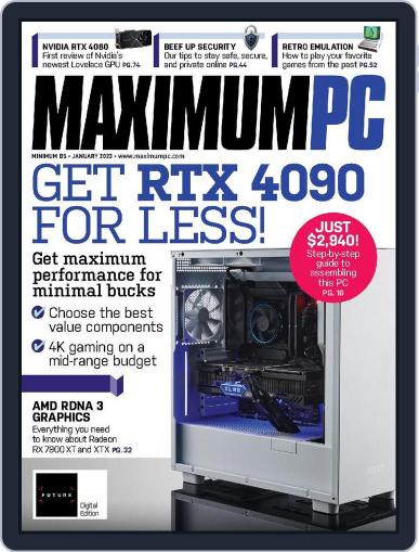 Maximum PC January 1st, 2023 Digital Back Issue Cover