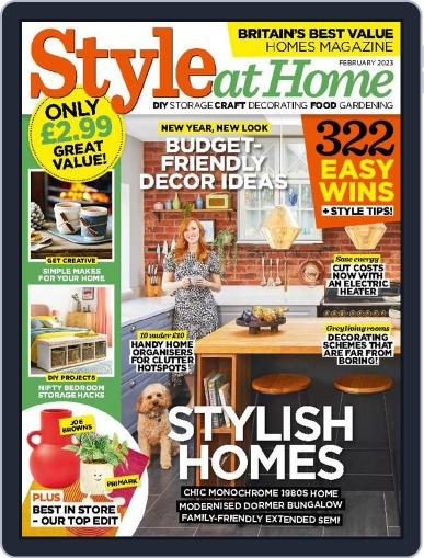Style At Home United Kingdom February 1st, 2023 Digital Back Issue Cover