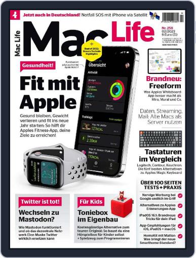 MacLife Germany February 1st, 2023 Digital Back Issue Cover
