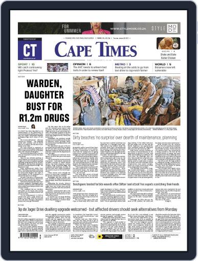 Cape Times January 5th, 2023 Digital Back Issue Cover