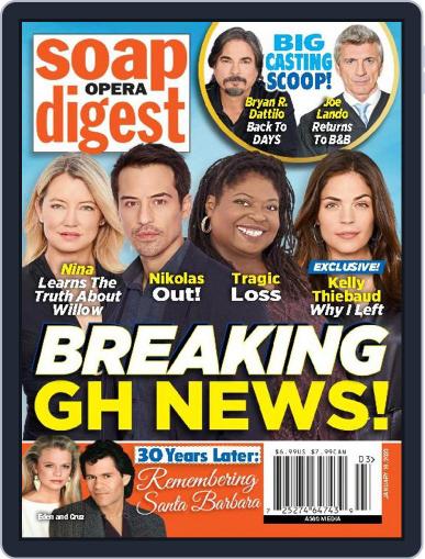 Soap Opera Digest January 16th, 2023 Digital Back Issue Cover