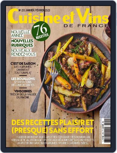 Cuisine Et Vins De France January 1st, 2023 Digital Back Issue Cover