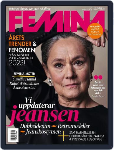 Femina Sweden January 2nd, 2023 Digital Back Issue Cover