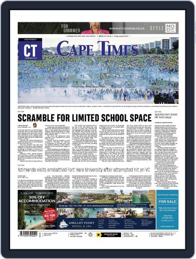 Cape Times January 10th, 2023 Digital Back Issue Cover