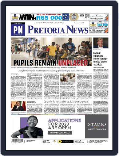 Pretoria News January 11th, 2023 Digital Back Issue Cover