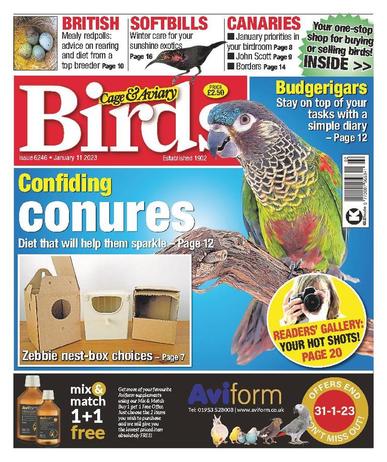 Cage & Aviary Birds January 11th, 2023 Digital Back Issue Cover
