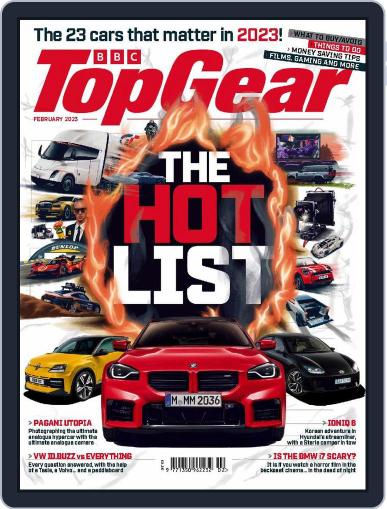 BBC Top Gear February 1st, 2023 Digital Back Issue Cover