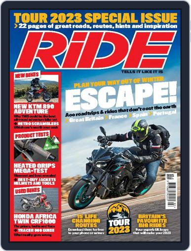 RiDE United Kingdom February 1st, 2023 Digital Back Issue Cover