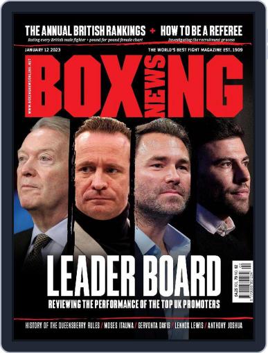Boxing News January 12th, 2023 Digital Back Issue Cover