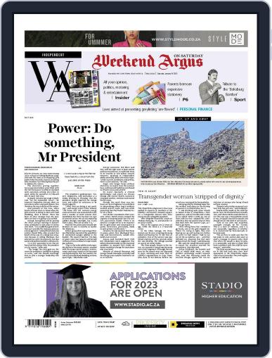 Weekend Argus Saturday January 14th, 2023 Digital Back Issue Cover