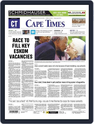 Cape Times January 16th, 2023 Digital Back Issue Cover