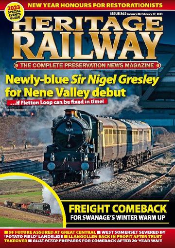 Heritage Railway January 17th, 2023 Digital Back Issue Cover