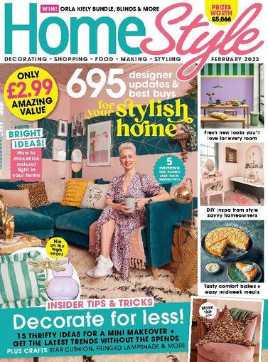 HomeStyle United Kingdom February 1st, 2023 Digital Back Issue Cover