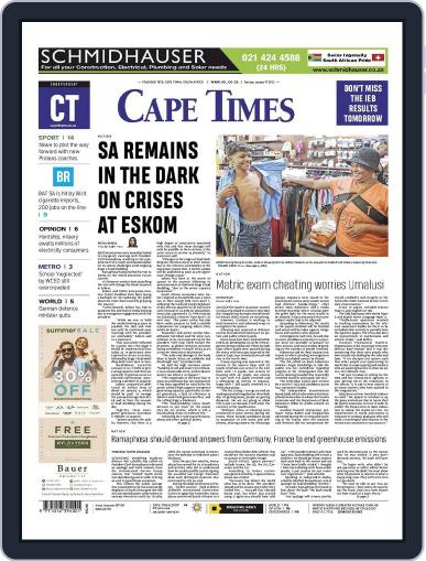 Cape Times January 17th, 2023 Digital Back Issue Cover