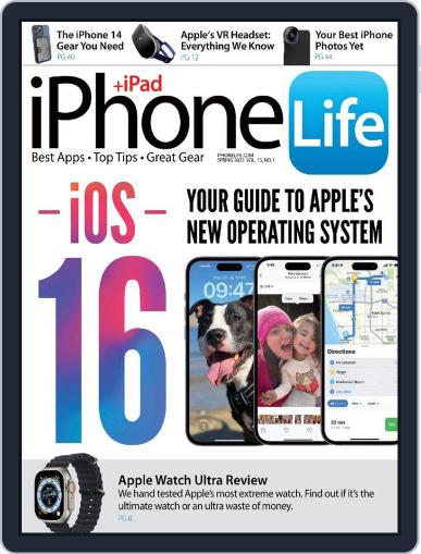 Iphone Life January 11th, 2023 Digital Back Issue Cover