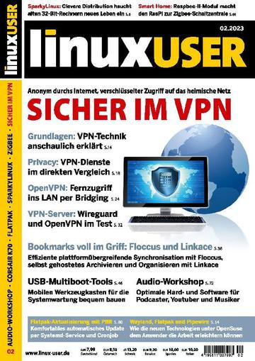 LinuxUser January 19th, 2023 Digital Back Issue Cover