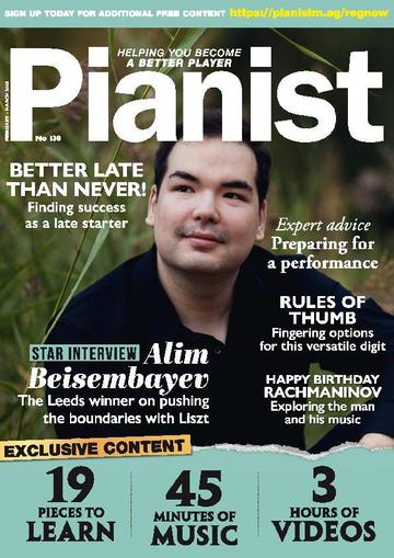 Pianist January 20th, 2023 Digital Back Issue Cover