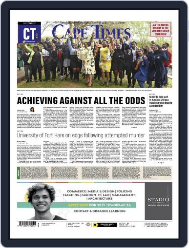 Cape Times January 20th, 2023 Digital Back Issue Cover