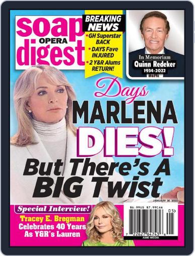 Soap Opera Digest January 30th, 2023 Digital Back Issue Cover