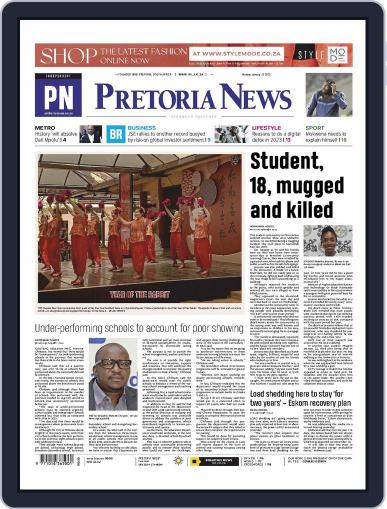 Pretoria News January 23rd, 2023 Digital Back Issue Cover