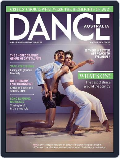 Dance Australia January 1st, 2023 Digital Back Issue Cover