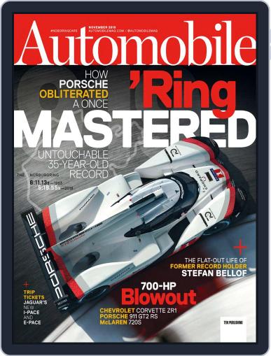 Automobile November 1st, 2018 Digital Back Issue Cover