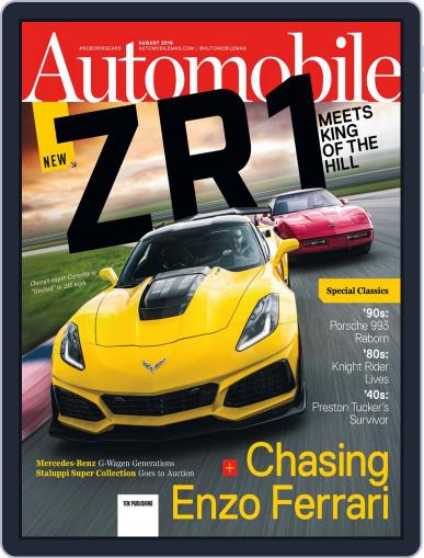 Automobile August 1st, 2018 Digital Back Issue Cover
