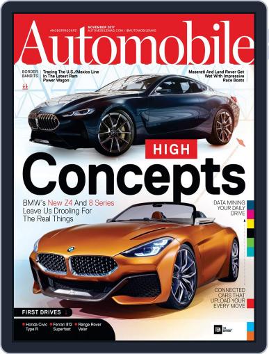 Automobile November 1st, 2017 Digital Back Issue Cover