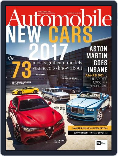 Automobile July 22nd, 2016 Digital Back Issue Cover