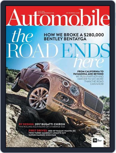 Automobile May 27th, 2016 Digital Back Issue Cover