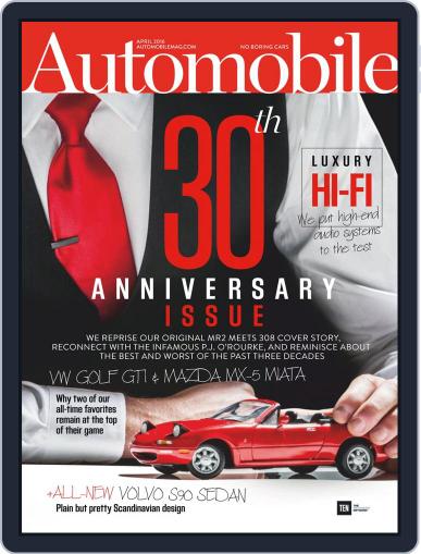 Automobile April 1st, 2016 Digital Back Issue Cover
