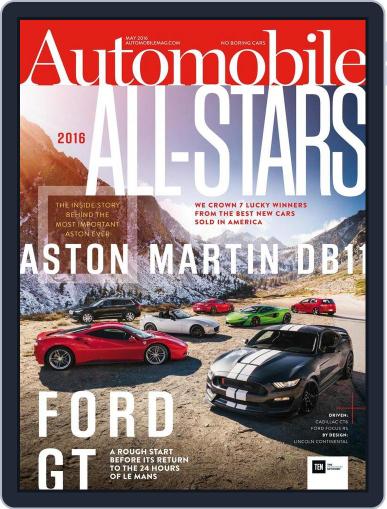 Automobile March 31st, 2016 Digital Back Issue Cover