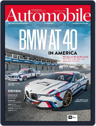 Automobile November 1st, 2015 Digital Back Issue Cover
