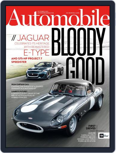 Automobile October 1st, 2015 Digital Back Issue Cover