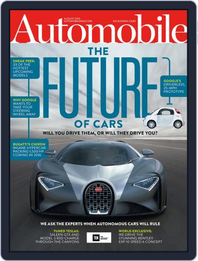 Automobile August 1st, 2015 Digital Back Issue Cover