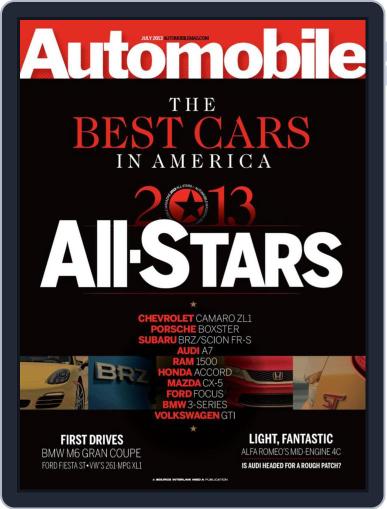 Automobile May 29th, 2013 Digital Back Issue Cover