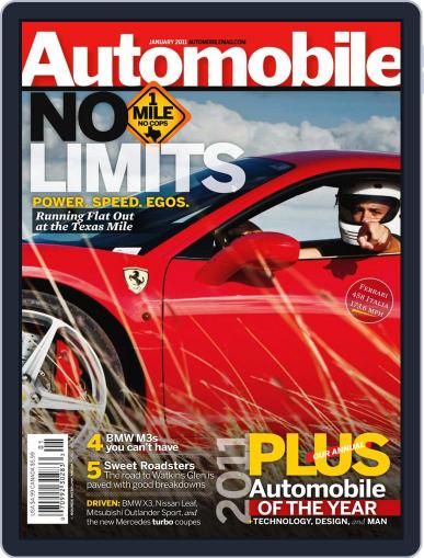 Automobile December 7th, 2010 Digital Back Issue Cover