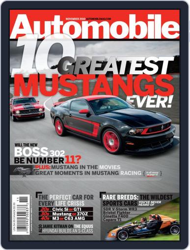 Automobile October 12th, 2010 Digital Back Issue Cover