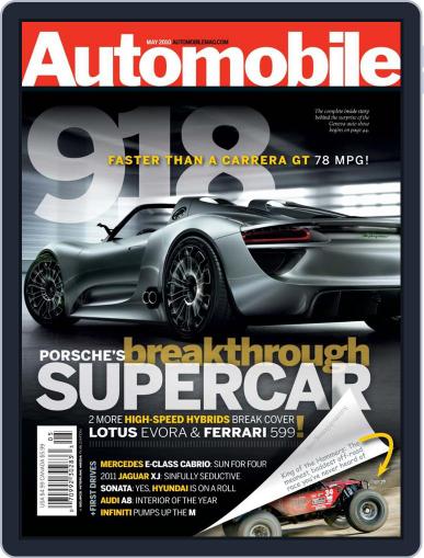 Automobile April 6th, 2010 Digital Back Issue Cover