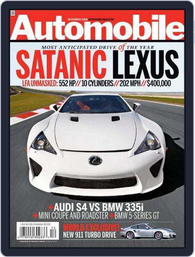 Automobile November 3rd, 2009 Digital Back Issue Cover