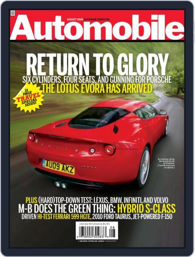 Automobile June 30th, 2009 Digital Back Issue Cover
