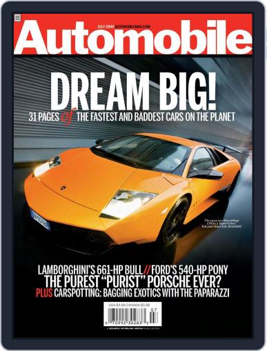 Automobile June 2nd, 2009 Digital Back Issue Cover
