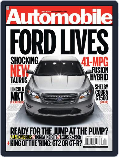 Automobile February 3rd, 2009 Digital Back Issue Cover