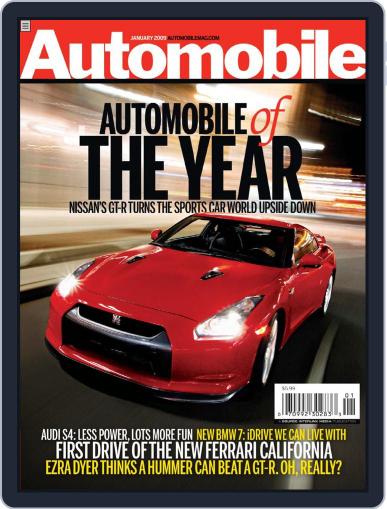 Automobile December 9th, 2008 Digital Back Issue Cover