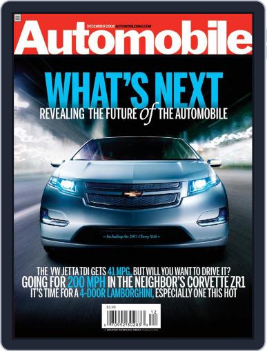 Automobile November 4th, 2008 Digital Back Issue Cover