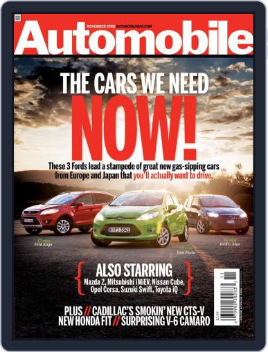 Automobile October 7th, 2008 Digital Back Issue Cover