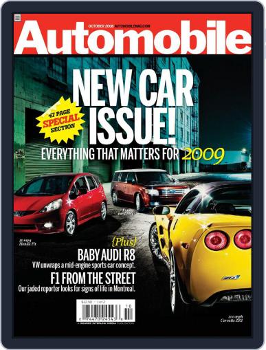 Automobile September 2nd, 2008 Digital Back Issue Cover